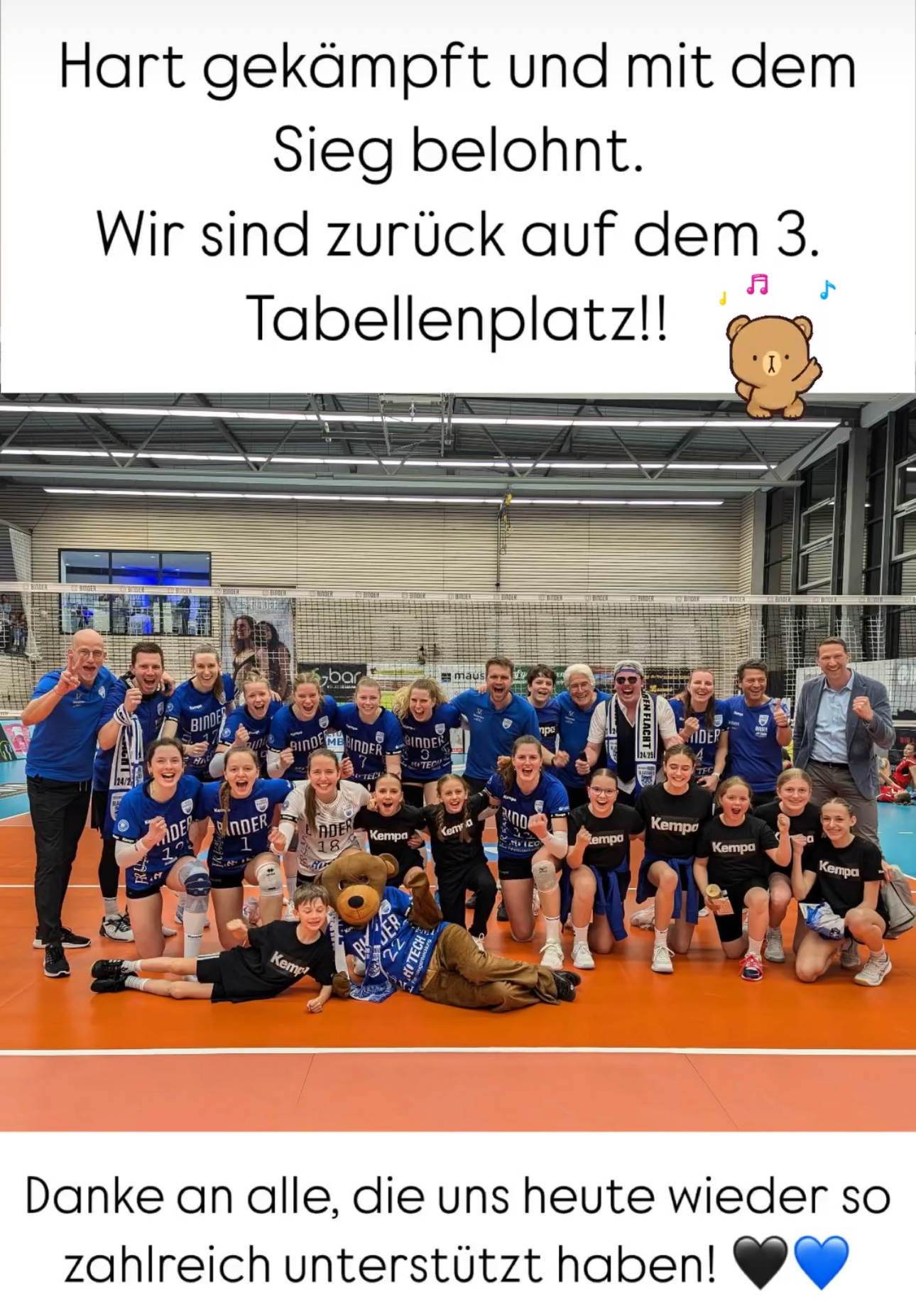 Binder Blaubären TSV Flacht - BayerVolleys Leverkusen 3:2