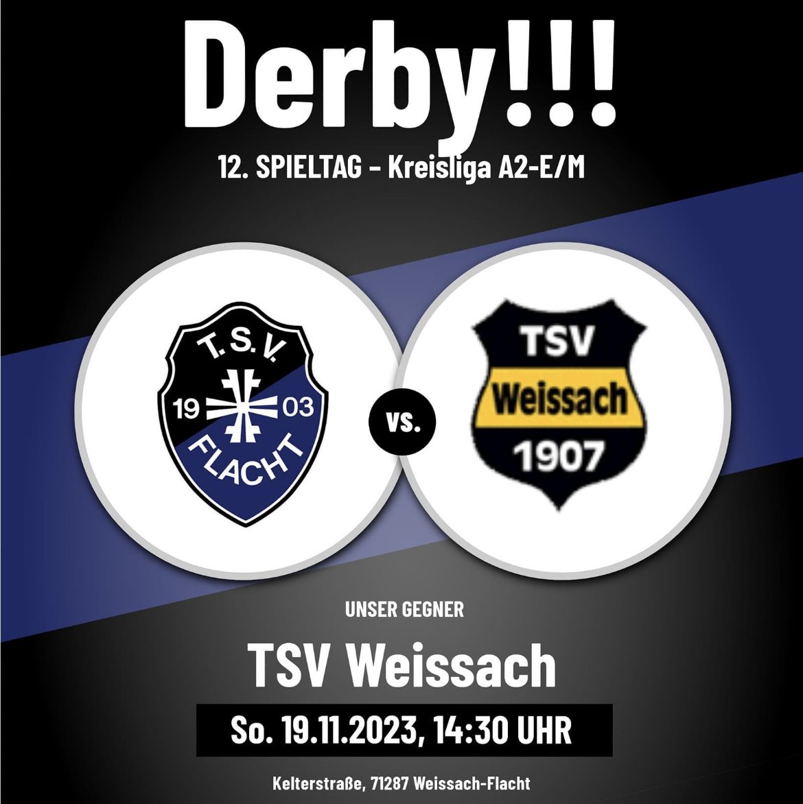 12. Spieltag! ⚫️🔵 - TSV Weissach