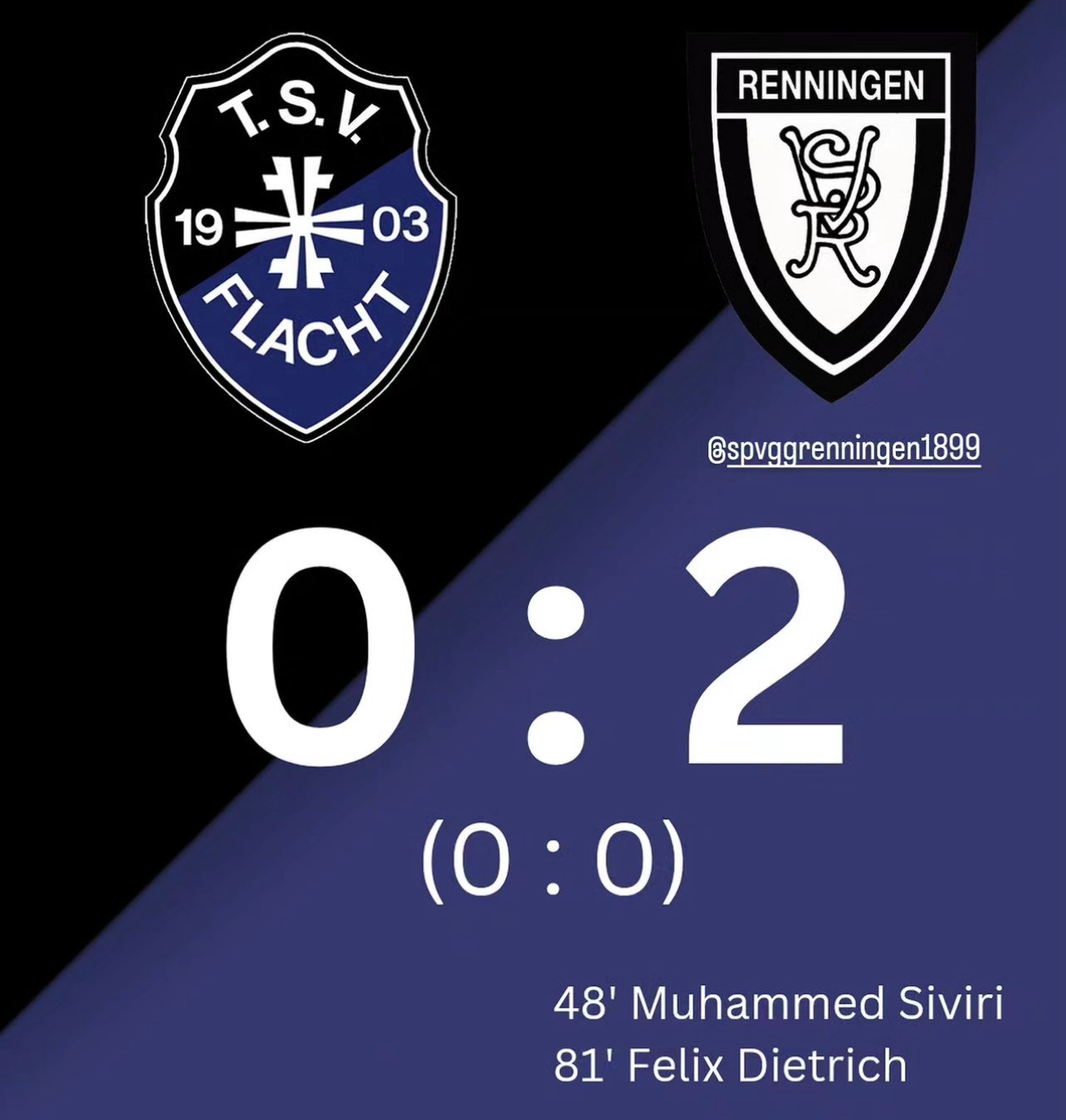 TSV Flacht – SpVgg Renningen 0:2 (0:0)