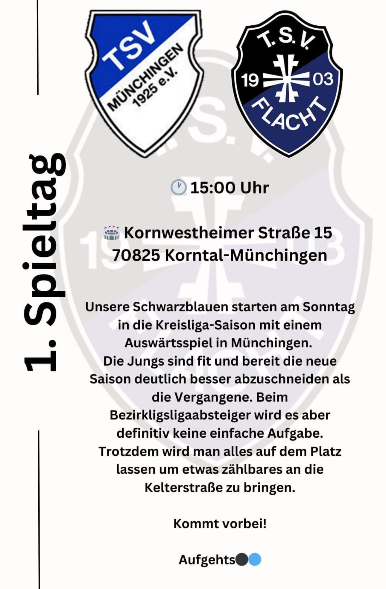 Auswärtsspiel in Münchingen