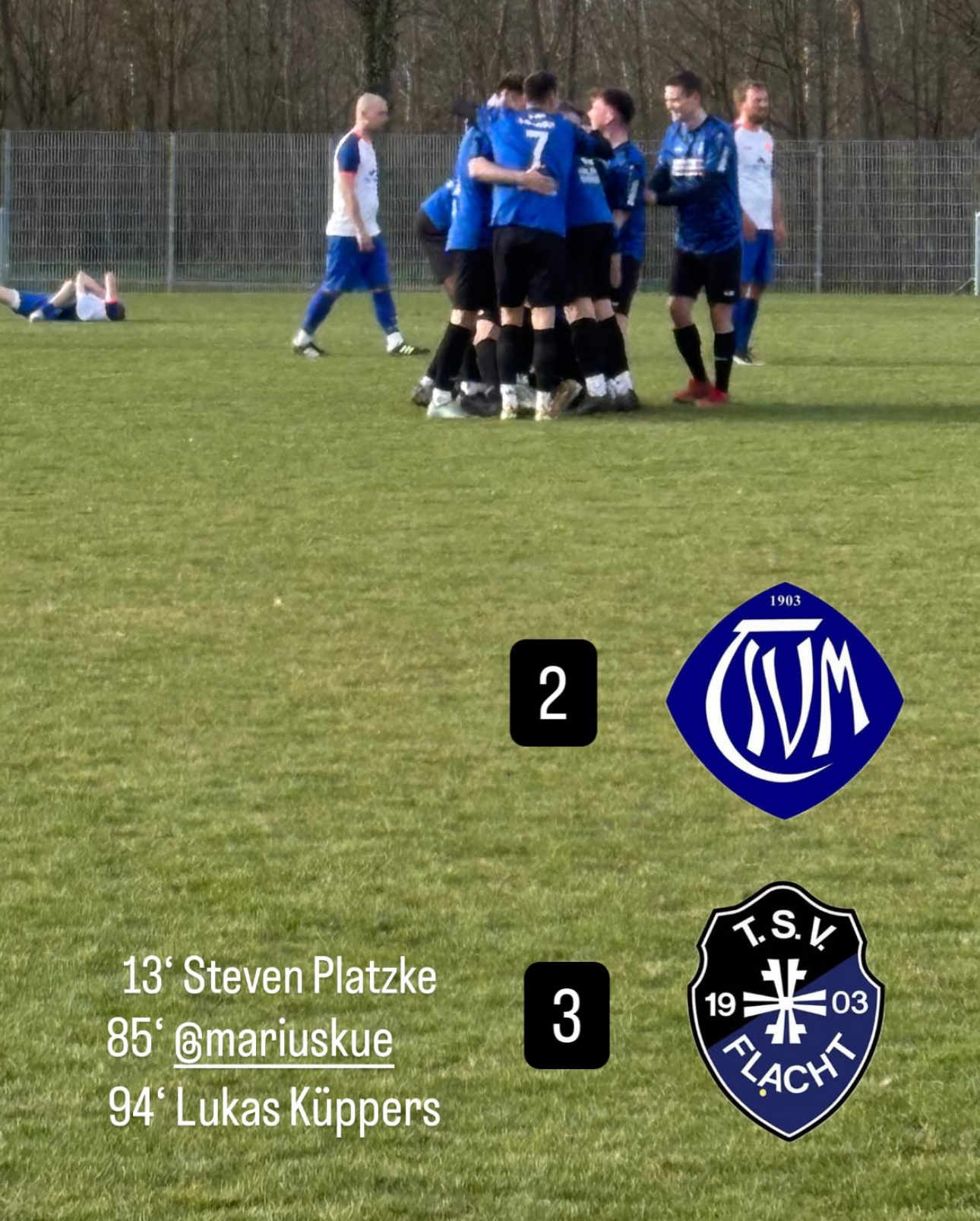 Rückblick von unserem Pressewart Wopfi: TSV Malmsheim  -  TSV Flacht  2:3  (1:1)