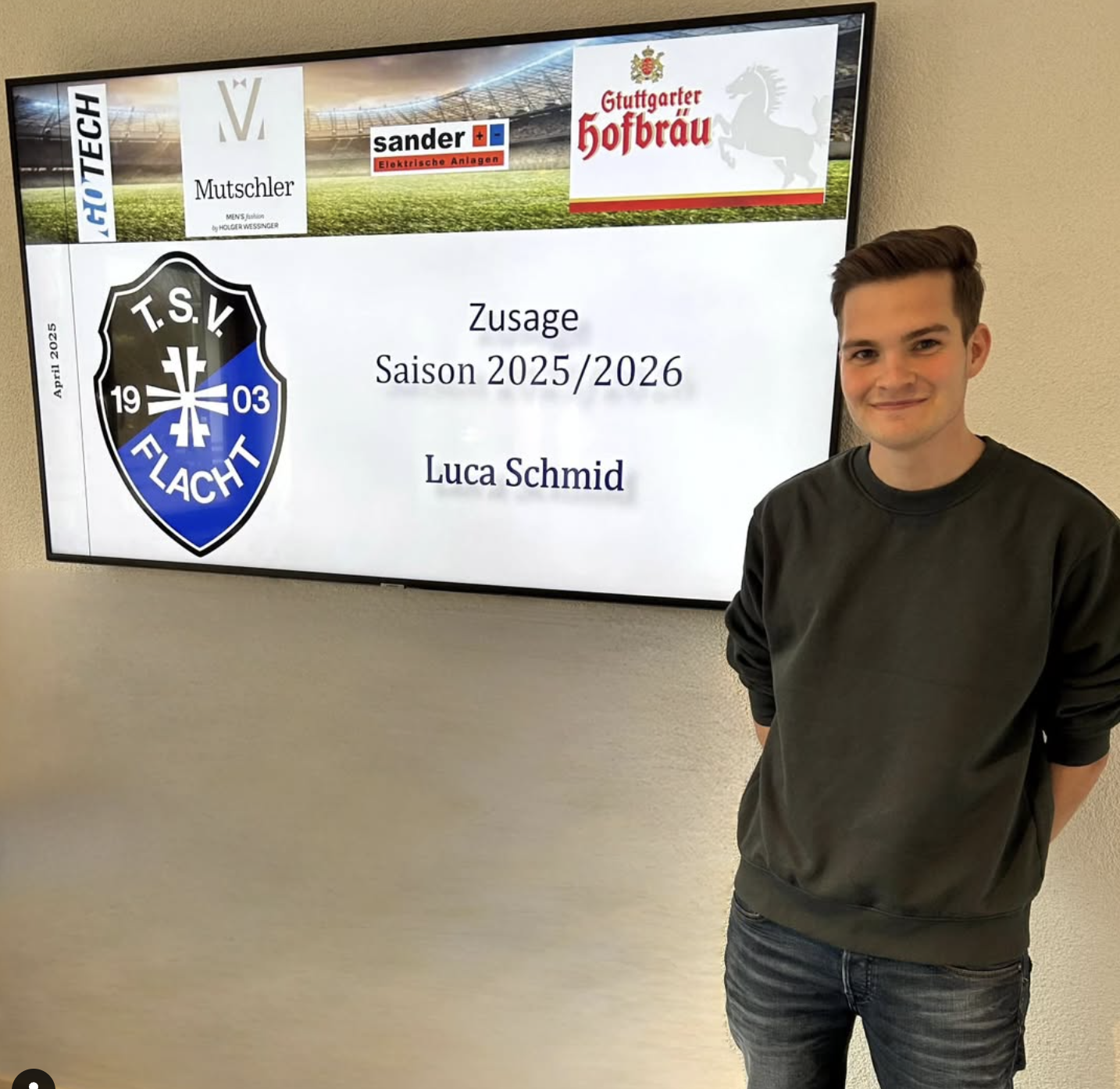 Kaderneuigkeiten für die Saison 2025/2026: Luca Schmid