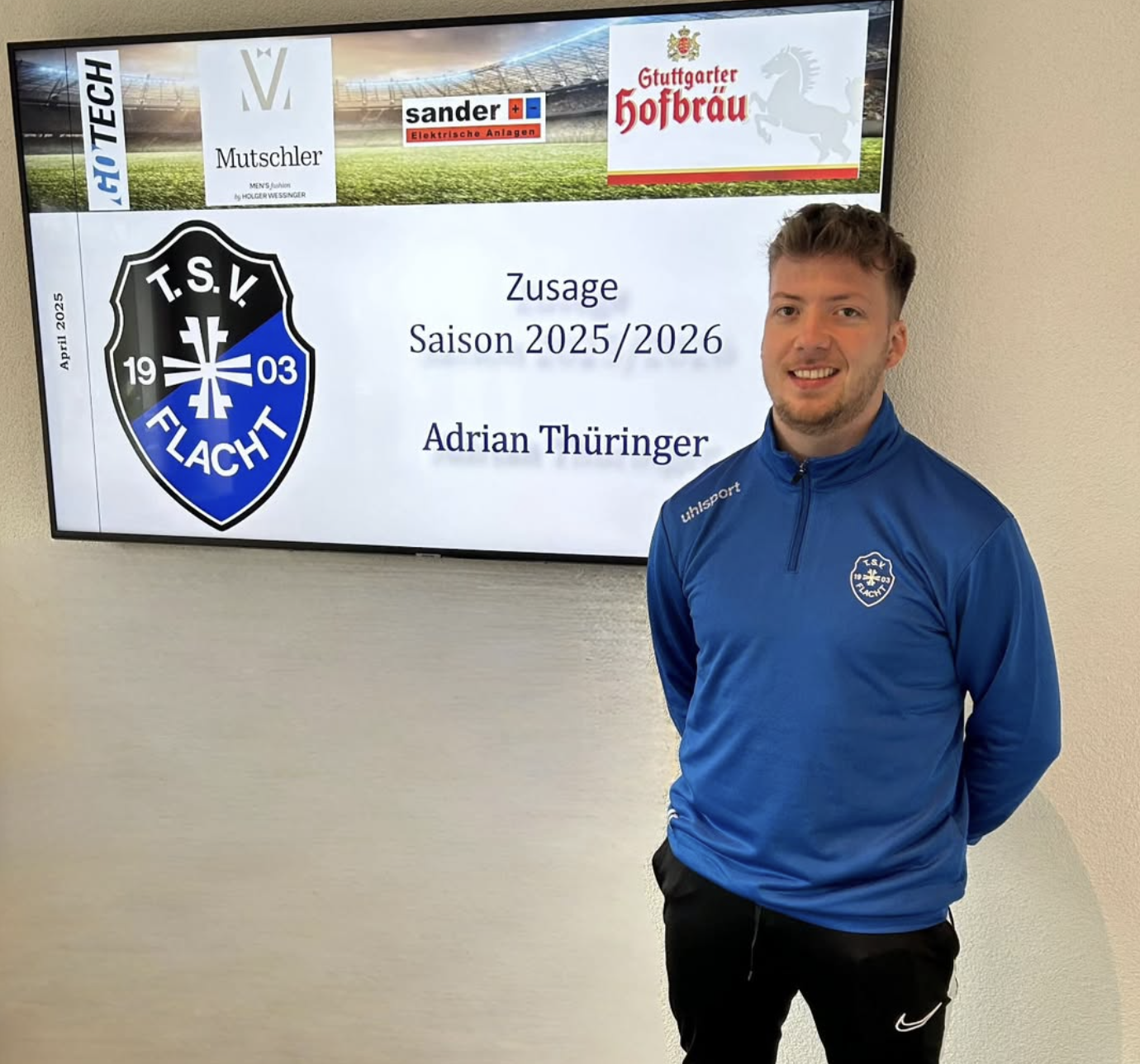 Kaderneuigkeiten für die Saison 2025/2026: Adrian Thüringer 