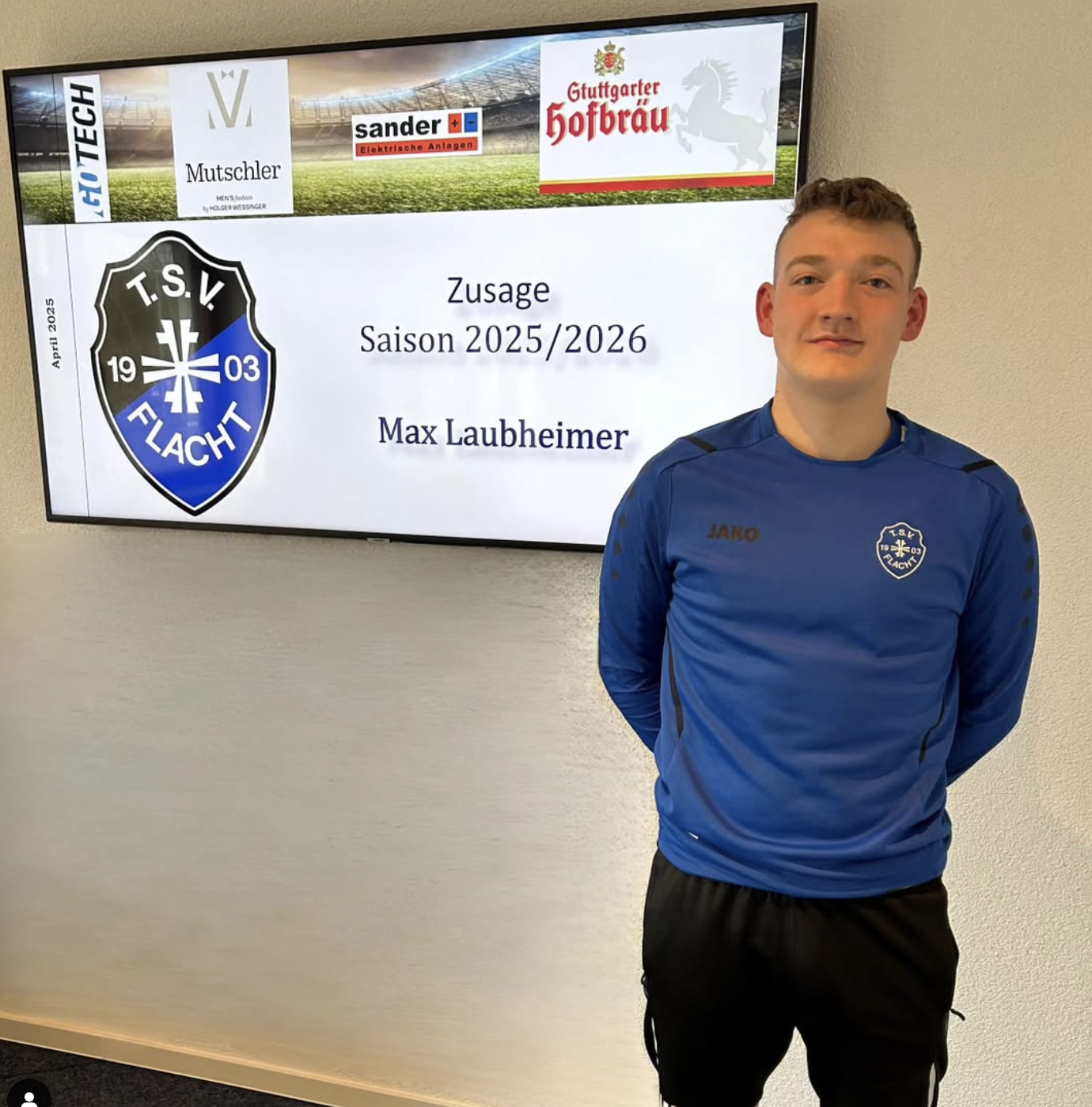 Kaderneuigkeiten für die Saison 2025/2026: Max Laubheimer