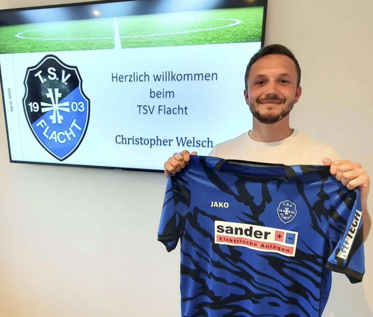 Neuzugang für die Saison 2025/2026: Christopher Welsch verstärkt die Offensive der Schwarz-Blauen!