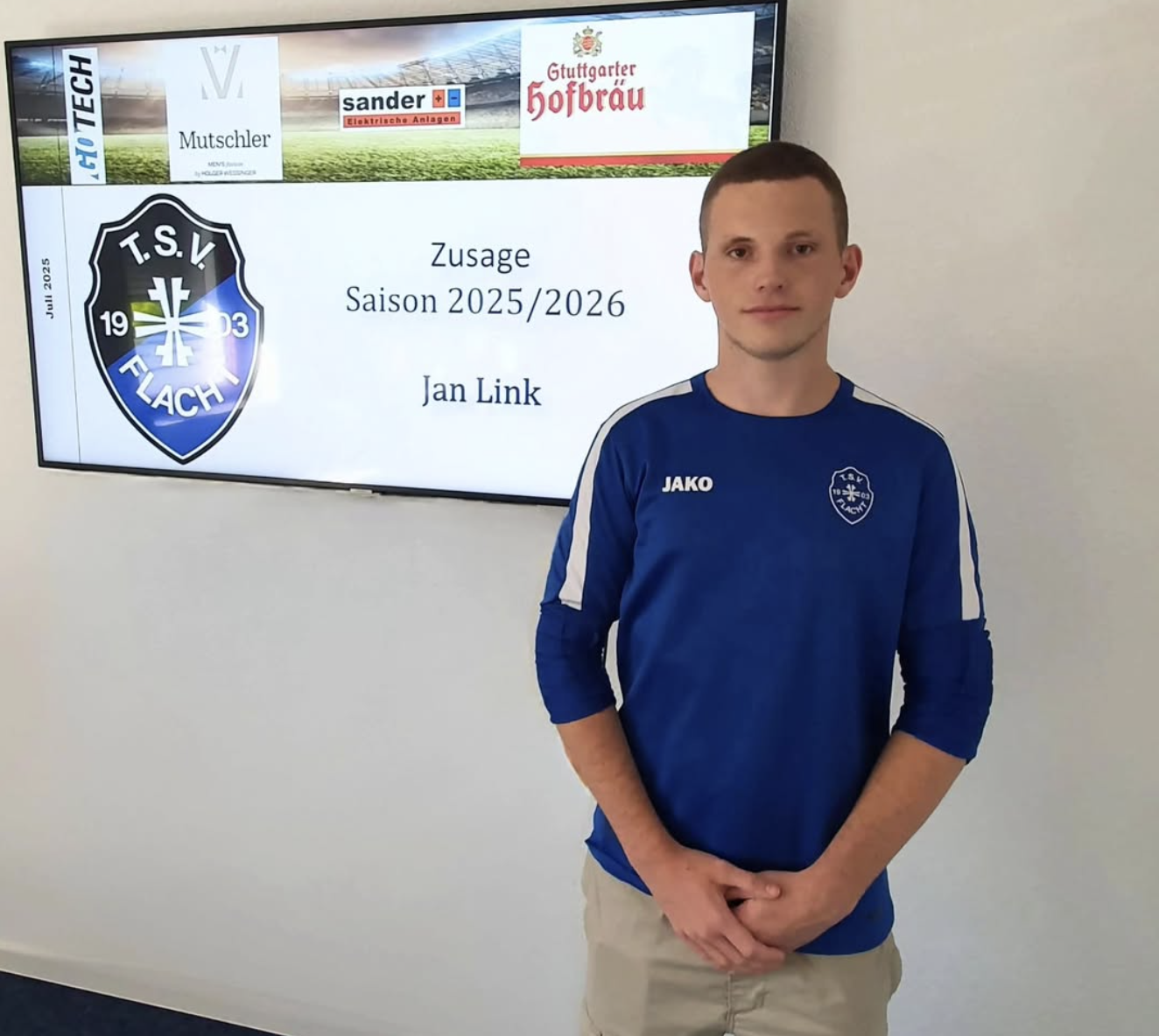 Kaderneuigkeiten für die Saison 2025/2026: Jan Link komplettiert das Torspieler-Trio.