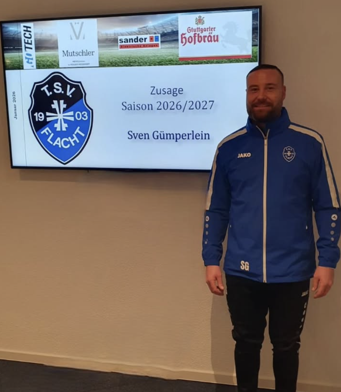 Kaderneuigkeiten für die Saison 2026/2027:  Sven Gümperlein 