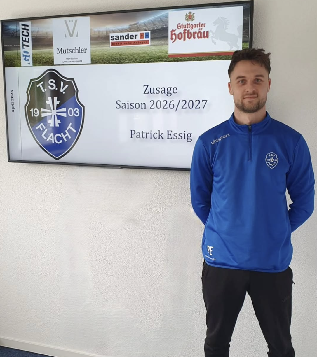 Kaderneuigkeiten für die Saison 2026/2027: Patrick Essig verlängert!
