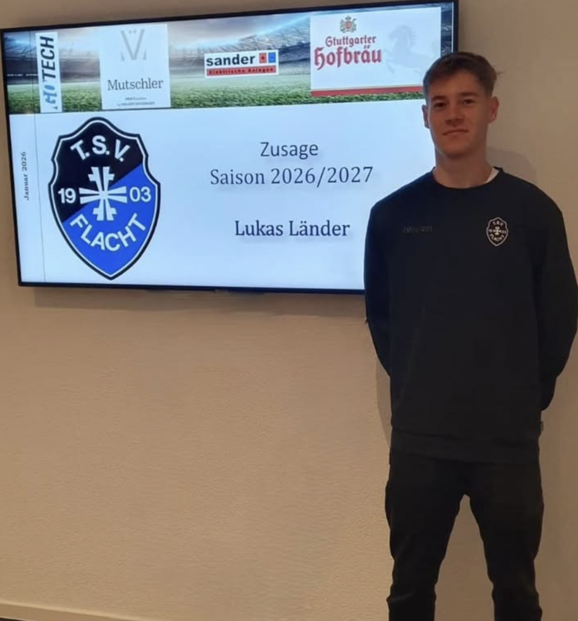 Kaderneuigkeiten für die Saison 2026/2027: Lukas Länder 