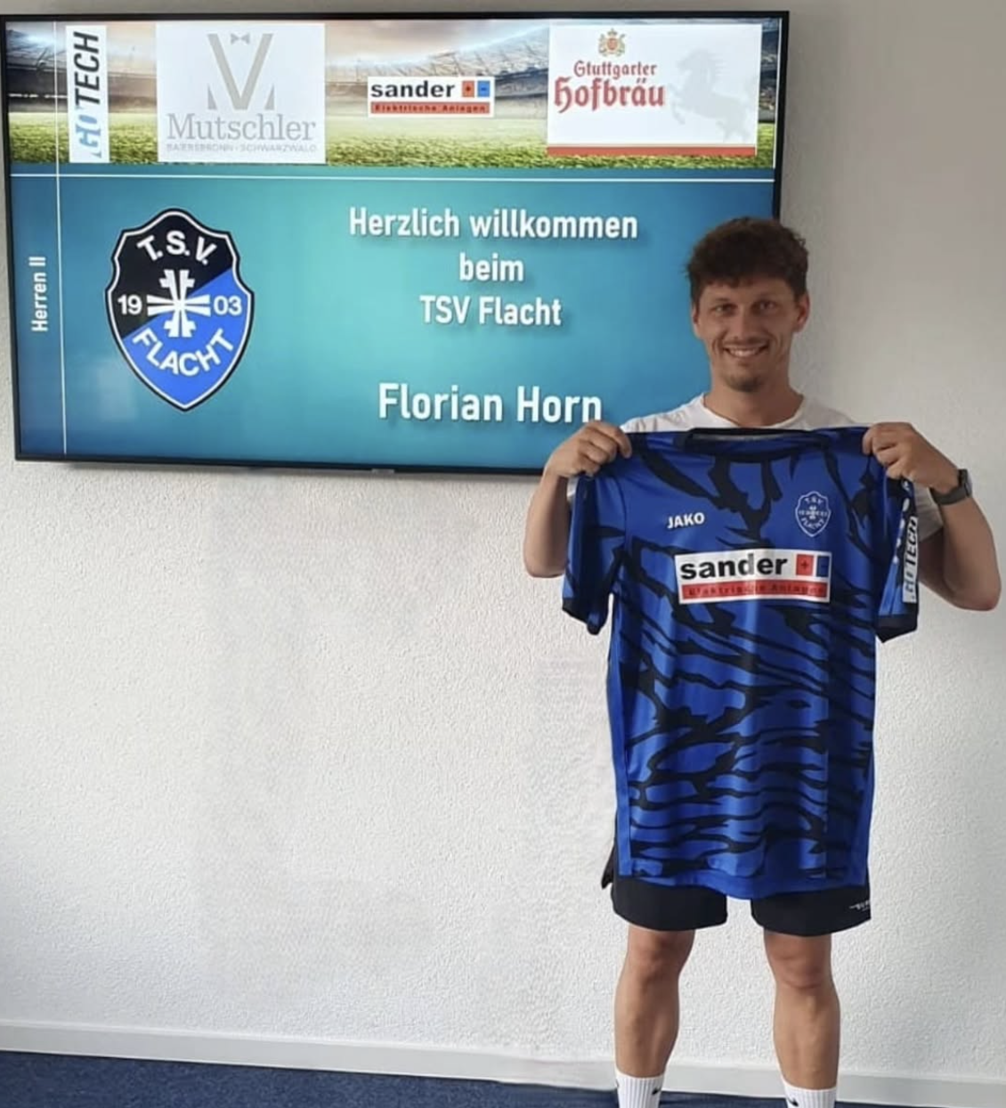 Wir begrüßen Florian Horn an der Kelterstraße!