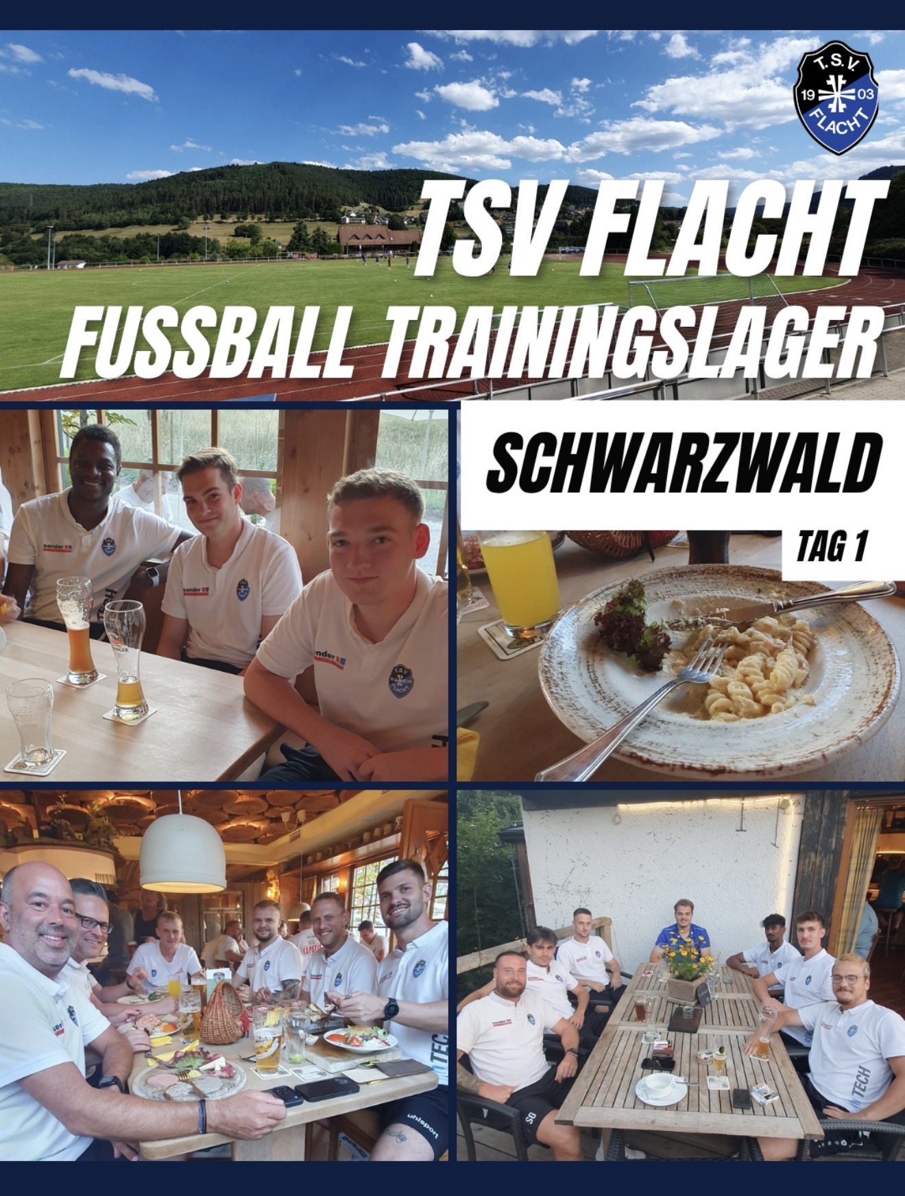Trainingslager im Schwarzwald - Tag 1