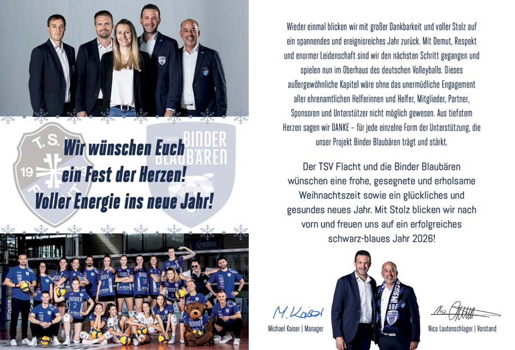 Wir wünschen Euch ein Fest der Herzen! Voller Energie ins neue Jahr!