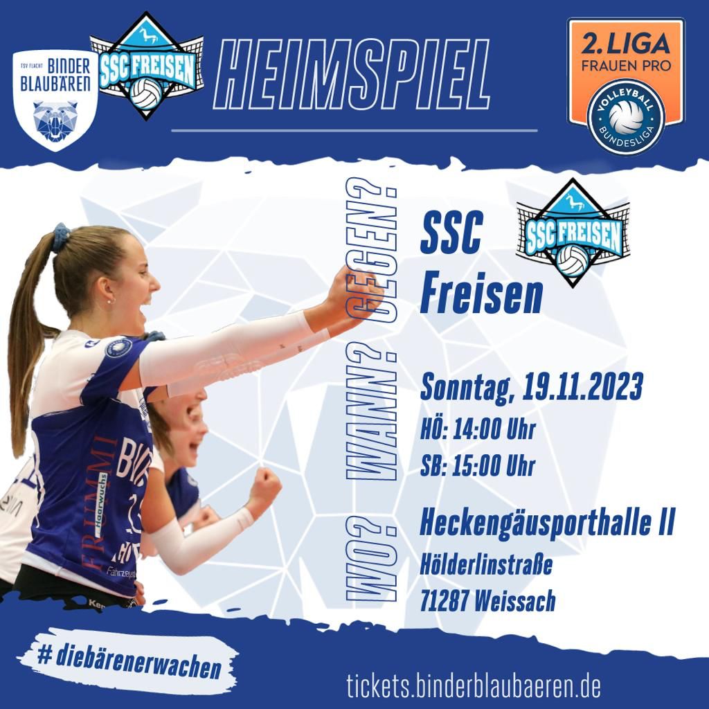 2. BL PRO: Binder Blaubären TSV Flacht - SSC Freisen