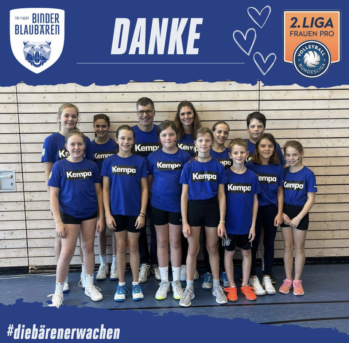 Binder Blaubären Flacht +++ Danke +++
