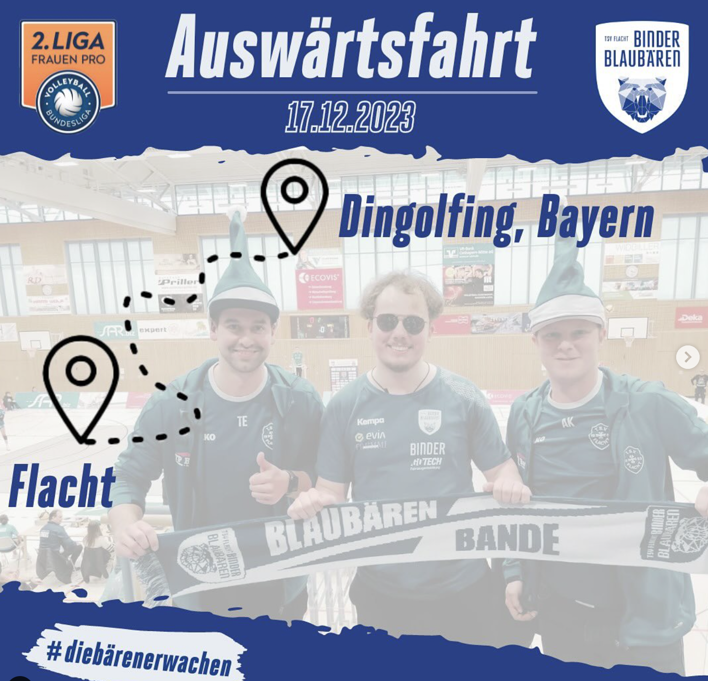 +++ AUSWÄRTSFAHRT vom 17.12.2023 +++