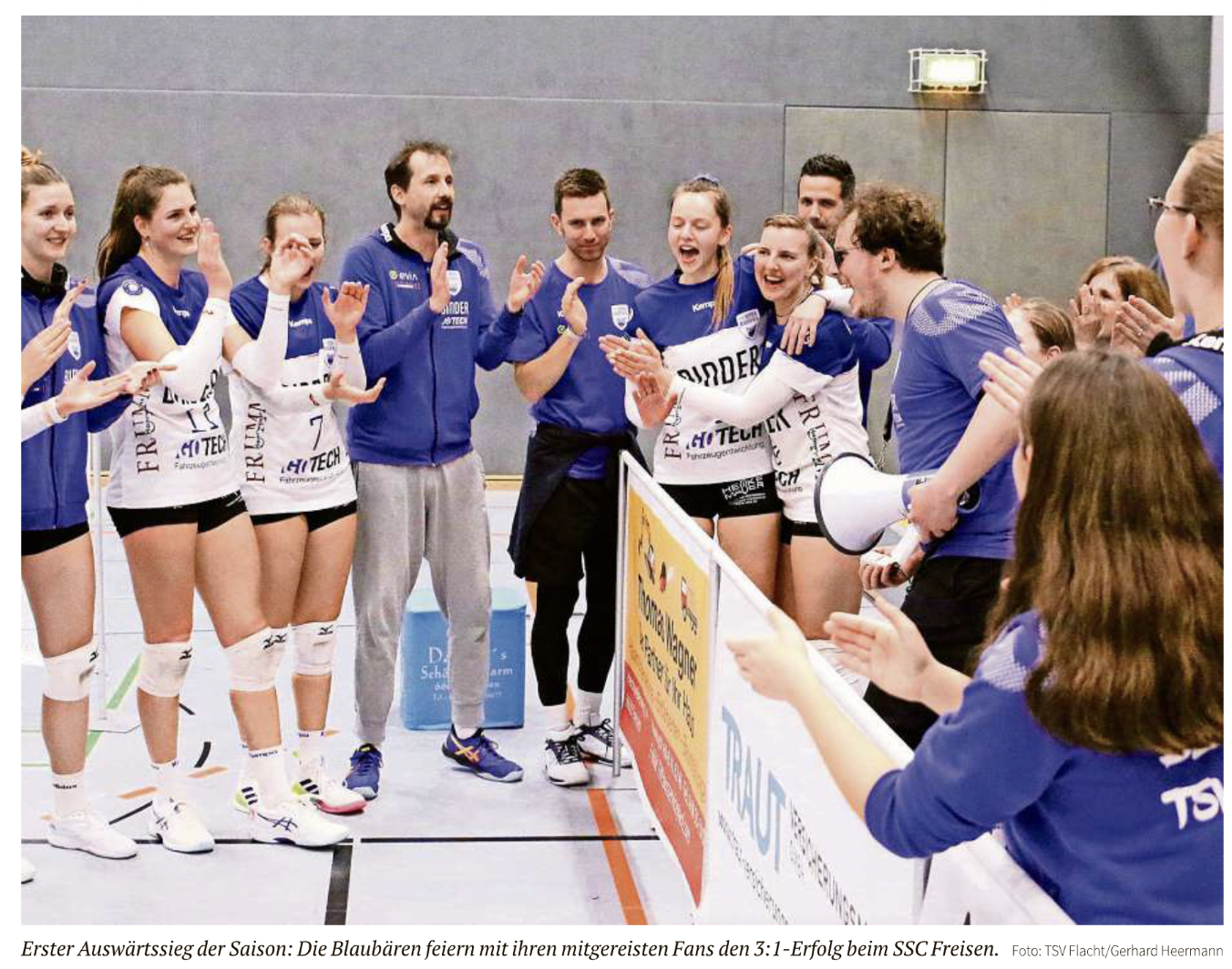 Die Blaubären greifen den Rettungsring