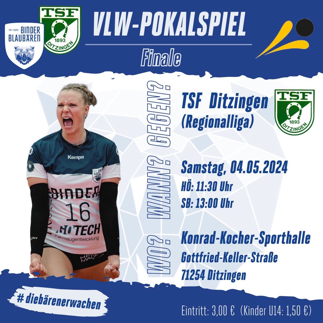 Binder Blaubären TSV Flacht stehen im VLW-Pokalfinale