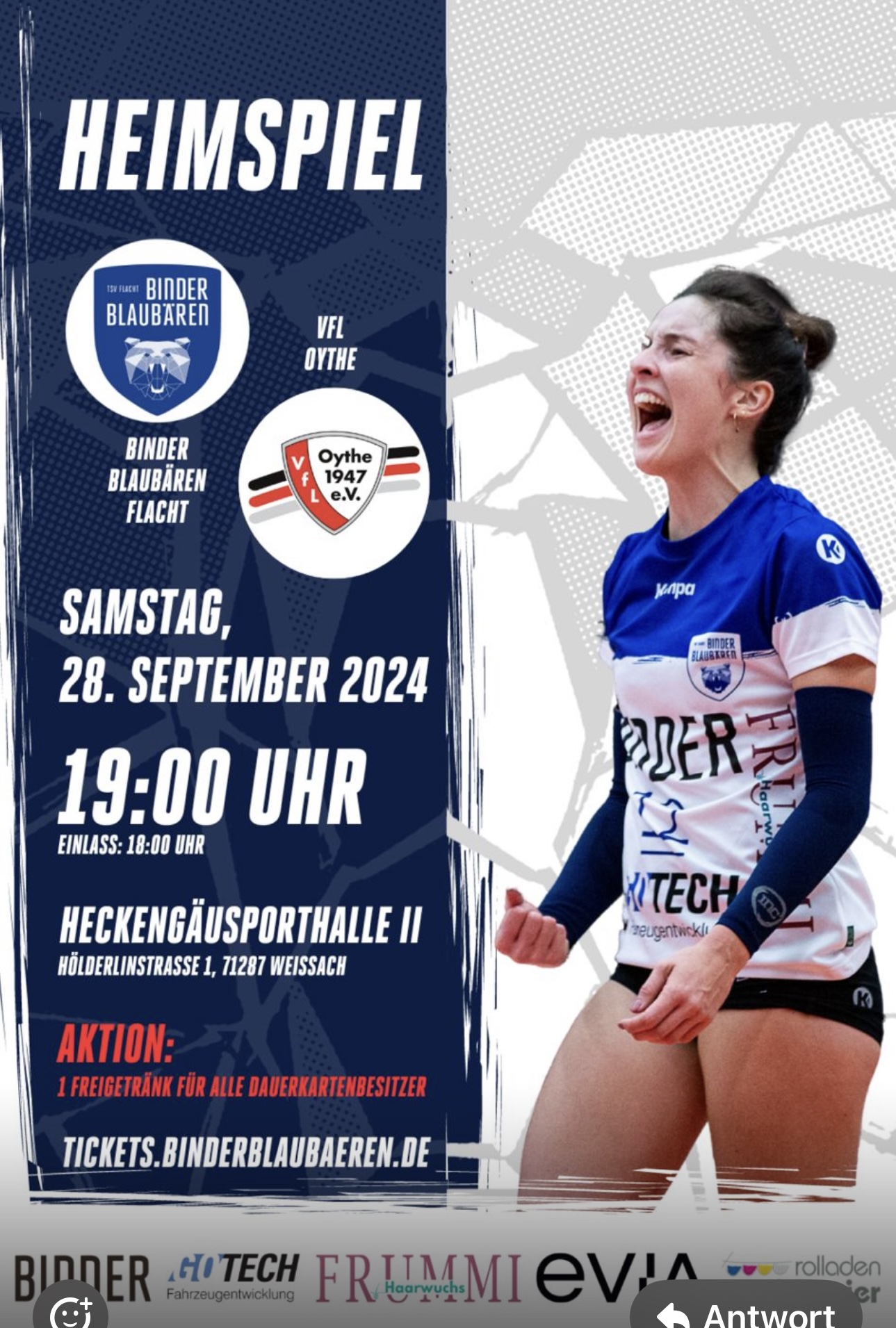 Erstes Heimspiel der Saison 2024/2025