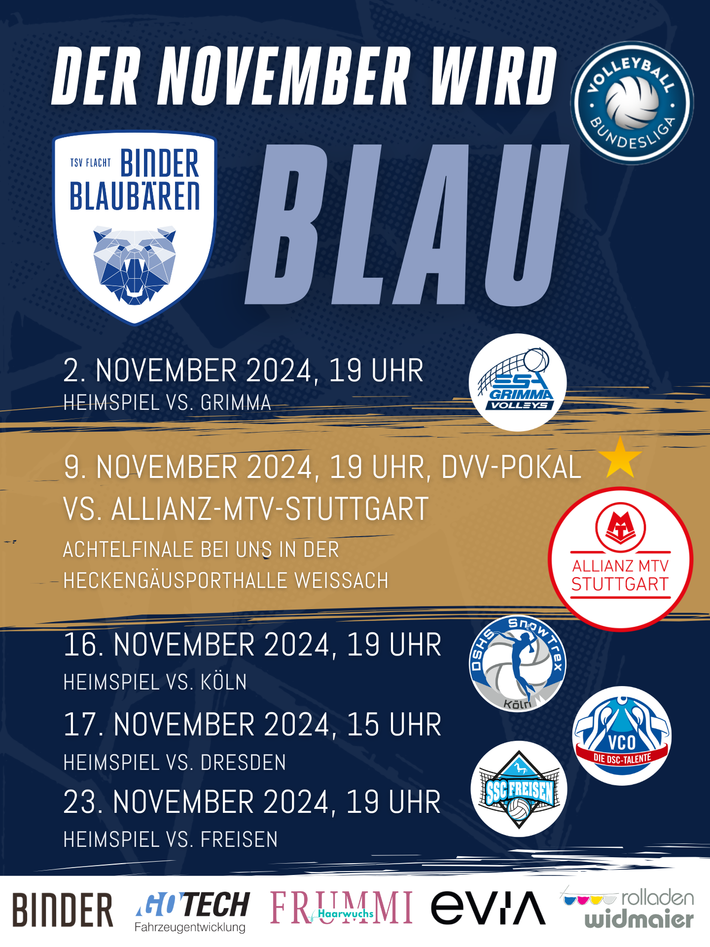 Der November wird BLAU
