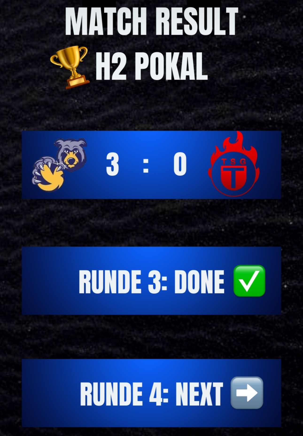 Blaubären TSV Flacht: Pokal Herren 2