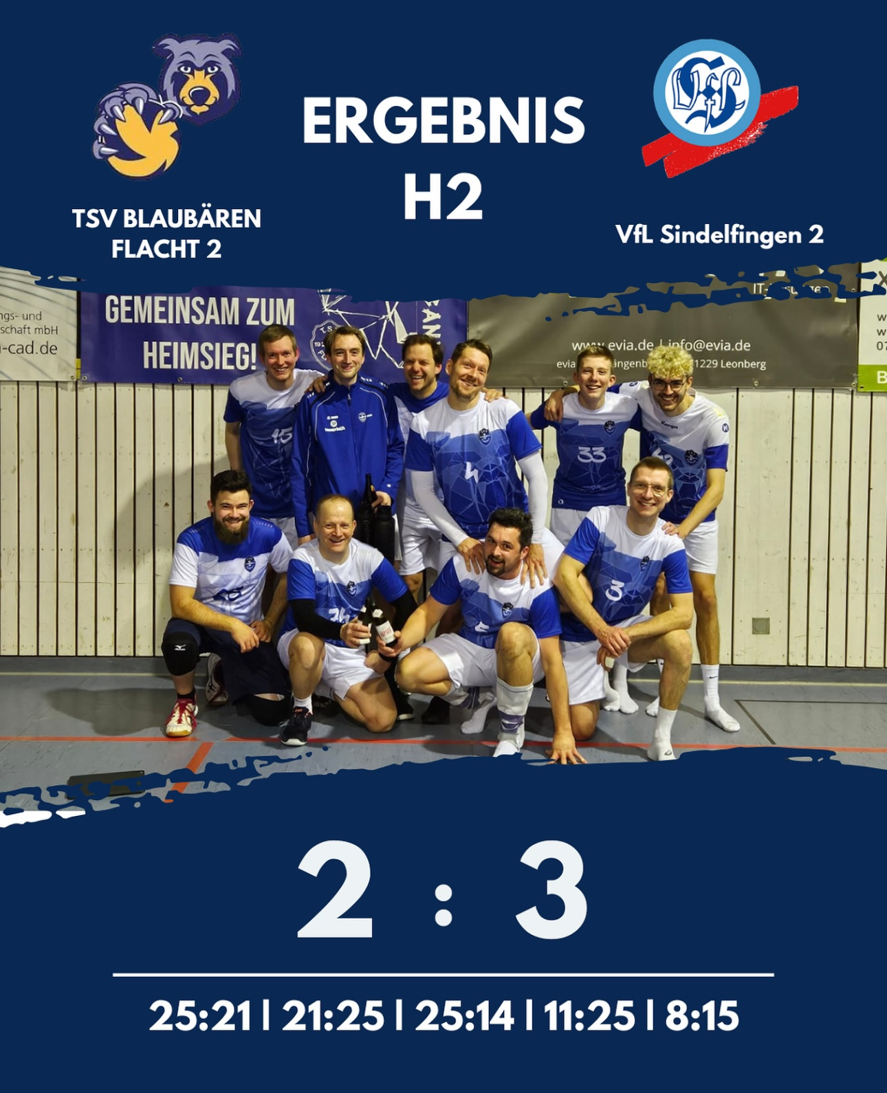 Blaubären Flacht: Pokalspiel Herren 2