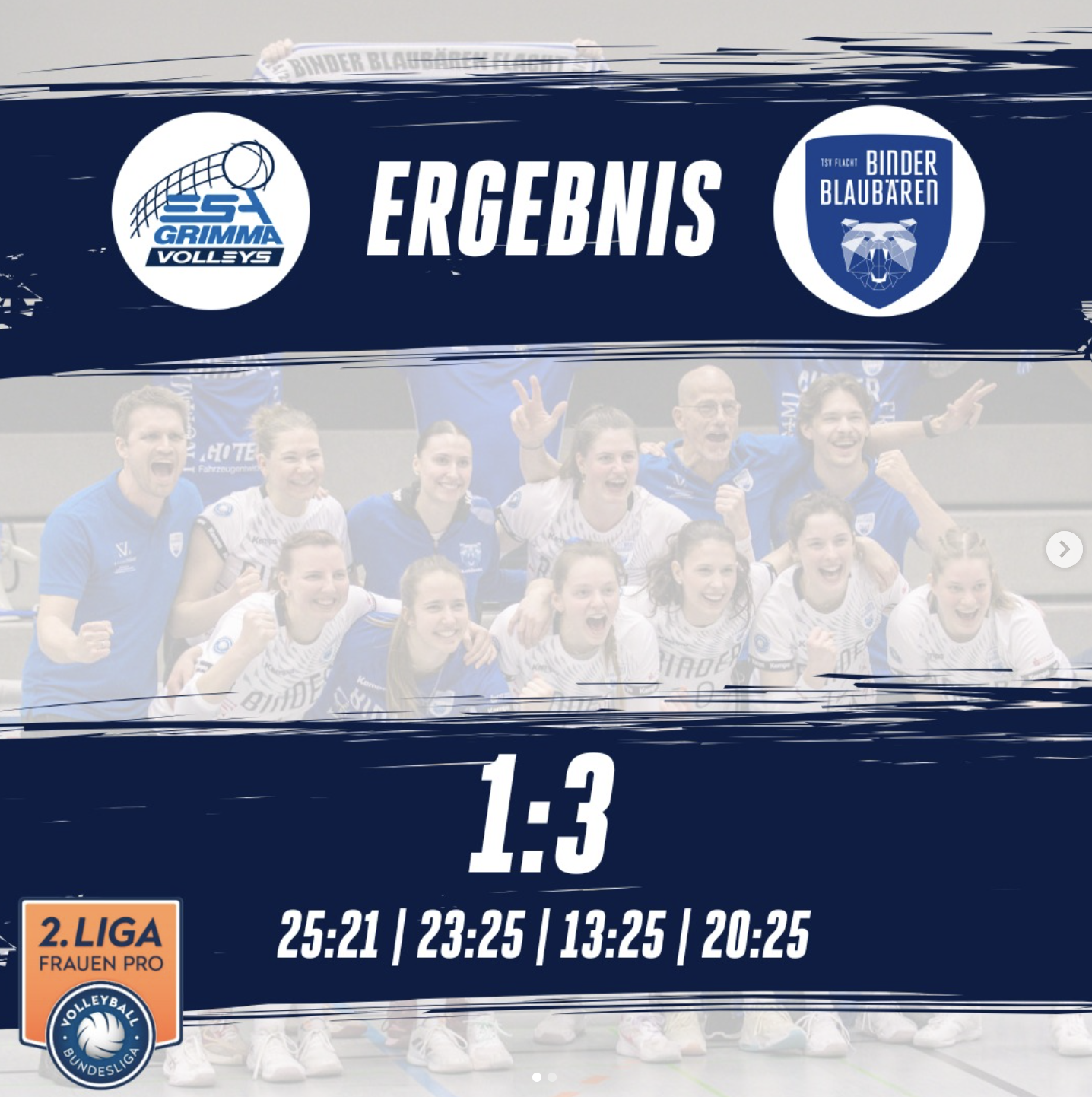 ESA Grimma Volleys vs Binder Blaubären TSV Flacht 