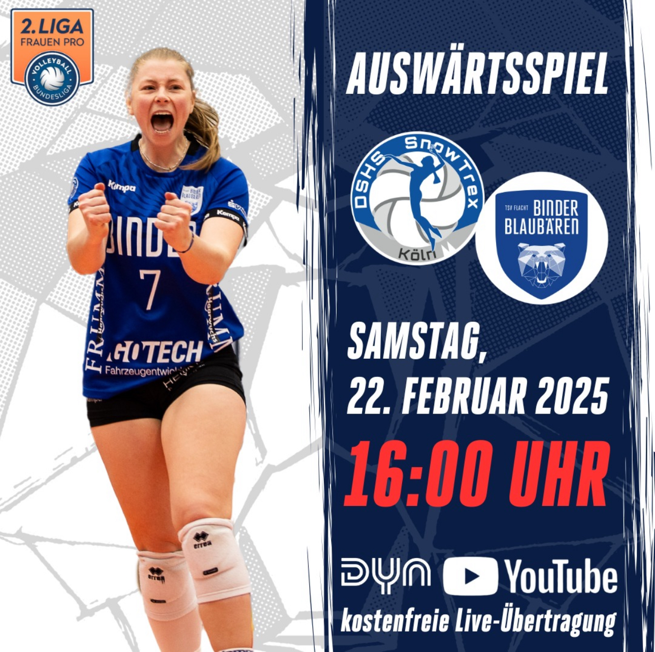 Binder Blaubären TSV Flacht: Auswärstspiel in Köln