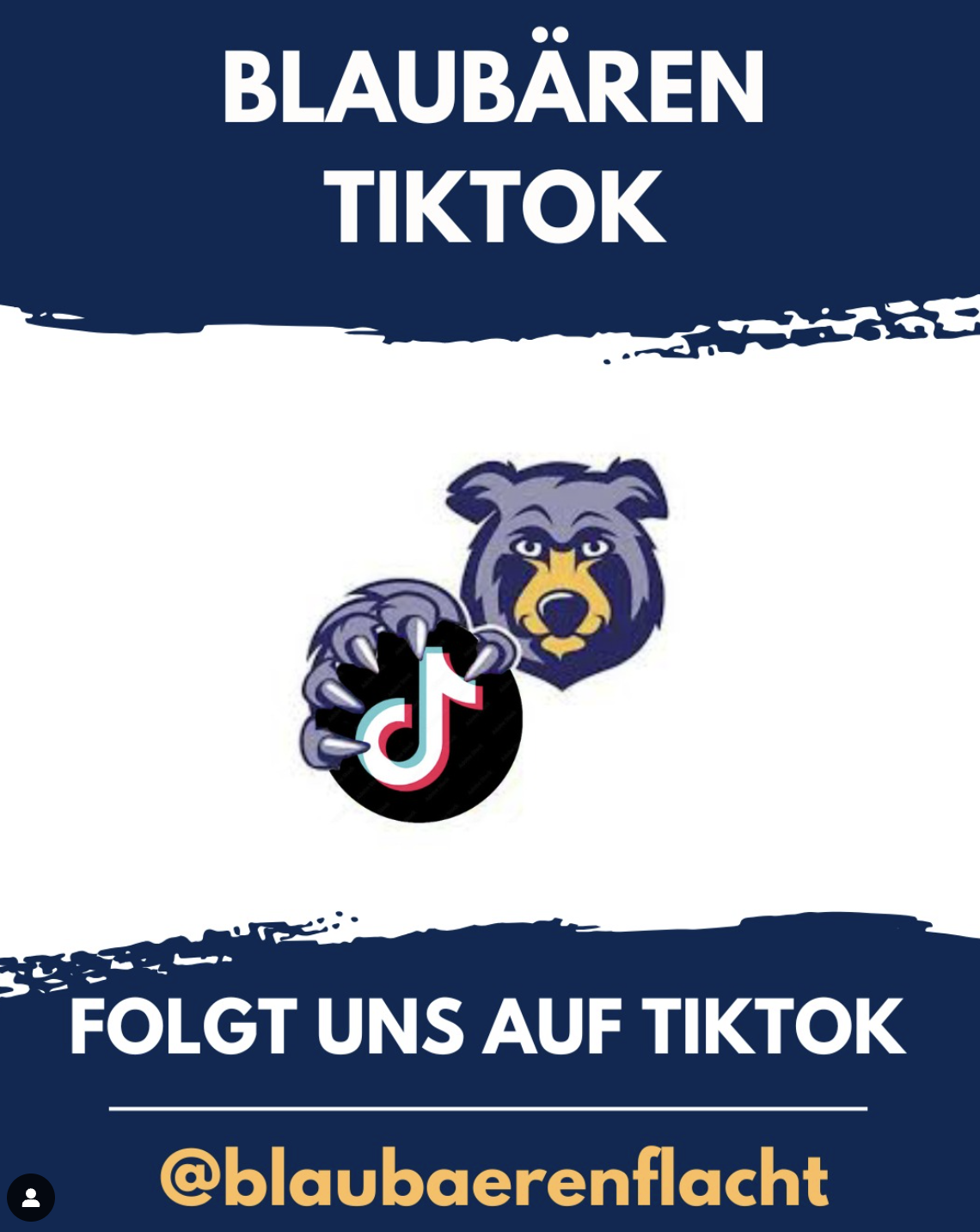 Die Blaubären TSV Flacht sind jetzt auf TikTok!