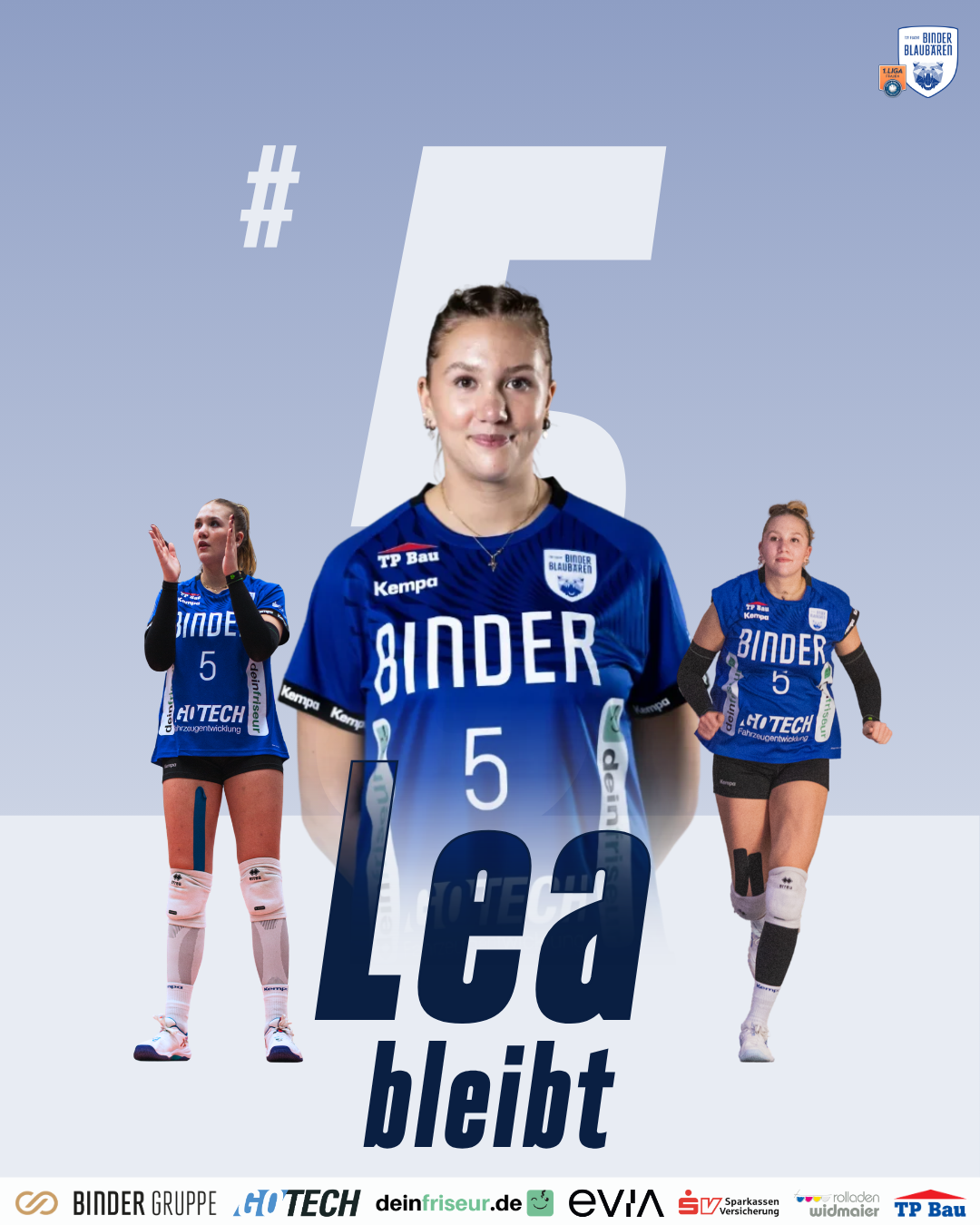 Lea Finger geht in ihre zweite Saison bei den Blaubären