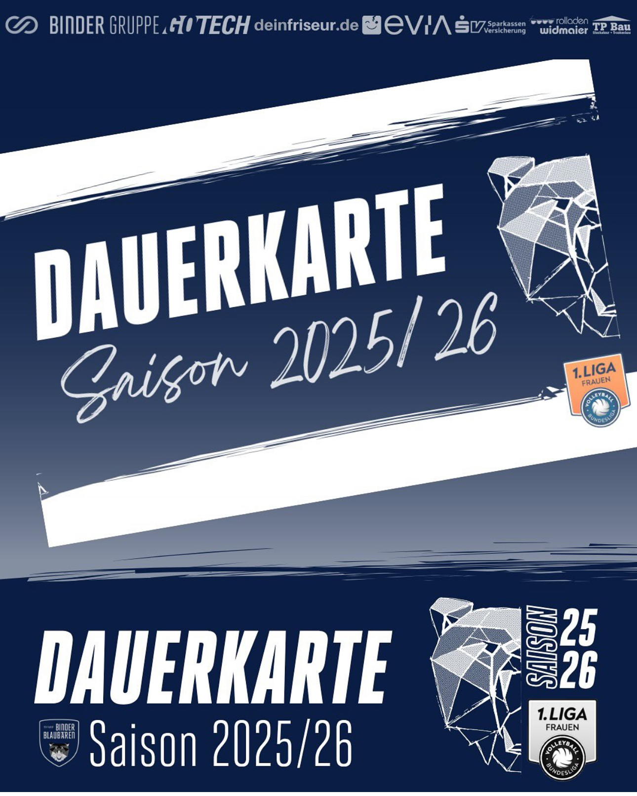 Binder Blaubären TSV Flacht: Dauerkarte Saison 2025/2026