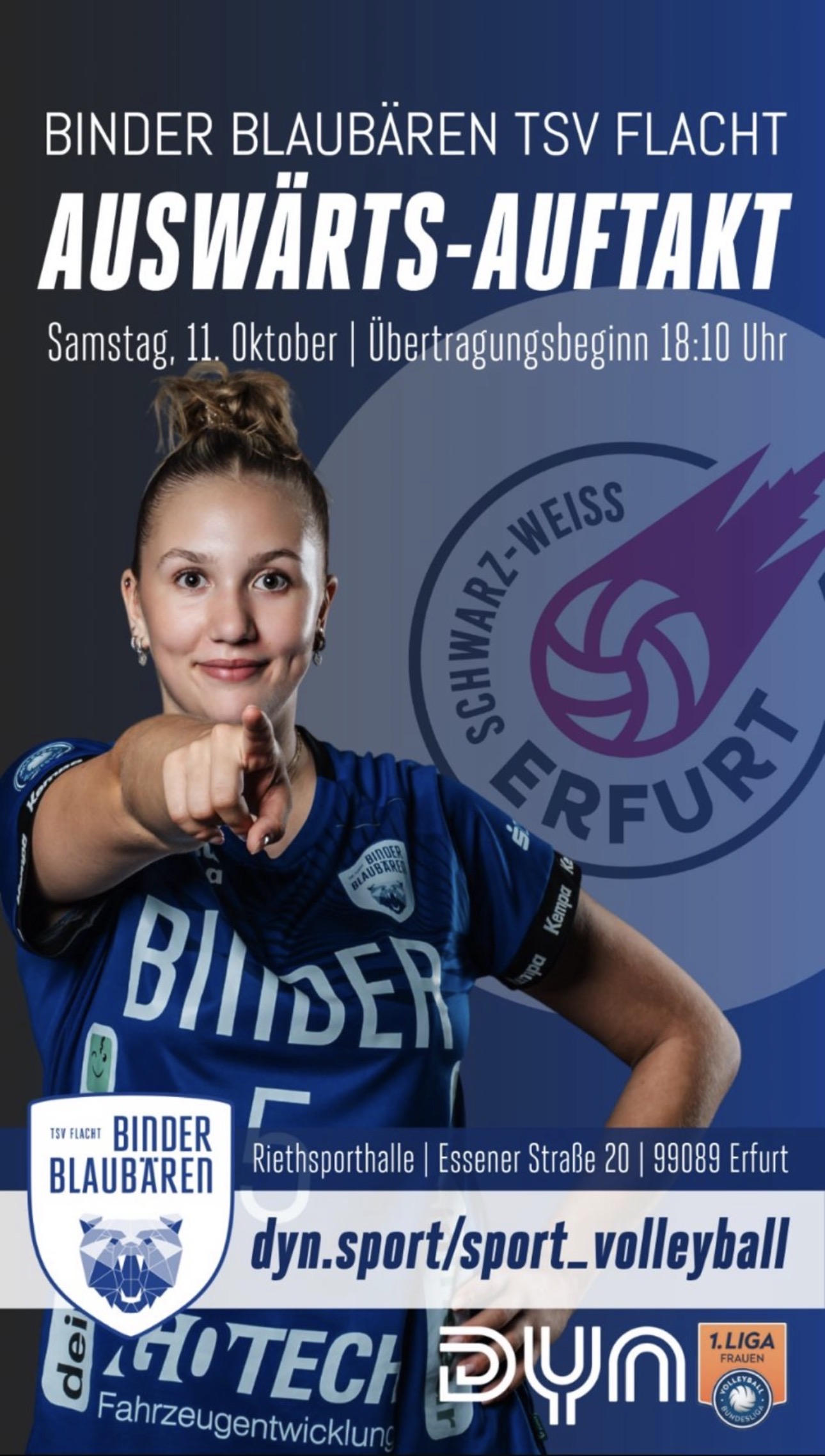 Historischer Auftakt in Erfurt: Binder Blaubären debütieren in der 1. Bundesliga
