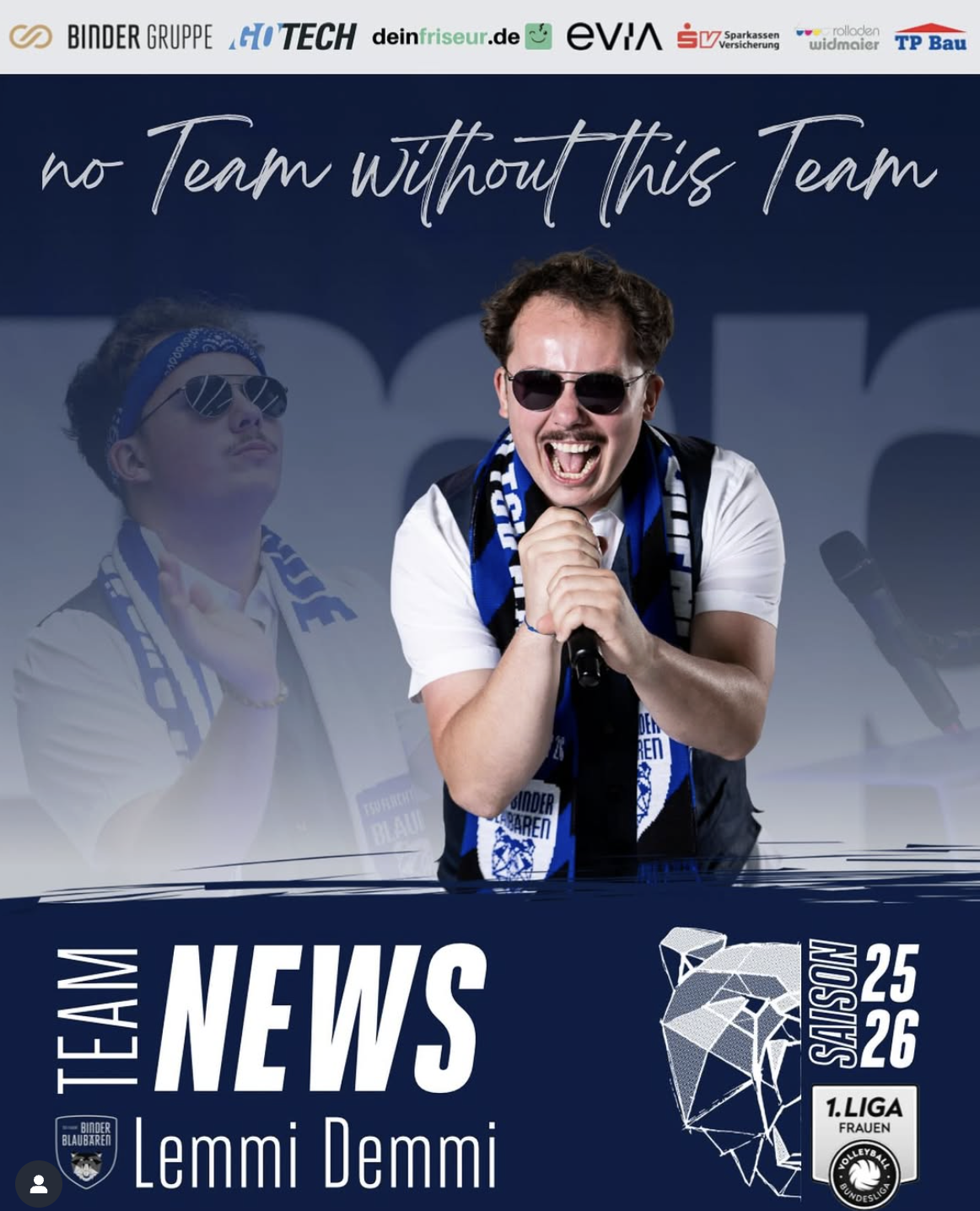 News der Binder Blaubären TSV Flacht: LEMMI BLEIBT