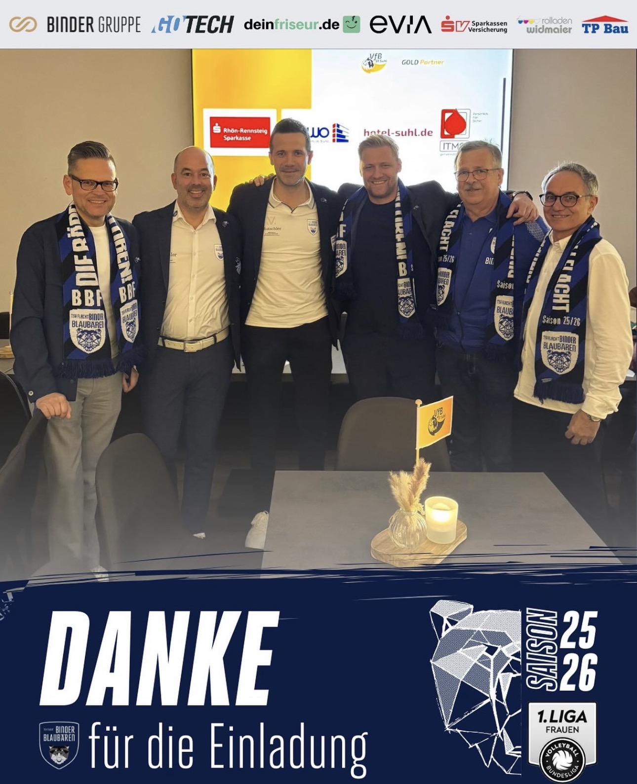 Ein großes DANKESCHÖN für die  Gastfreundlichkeit 