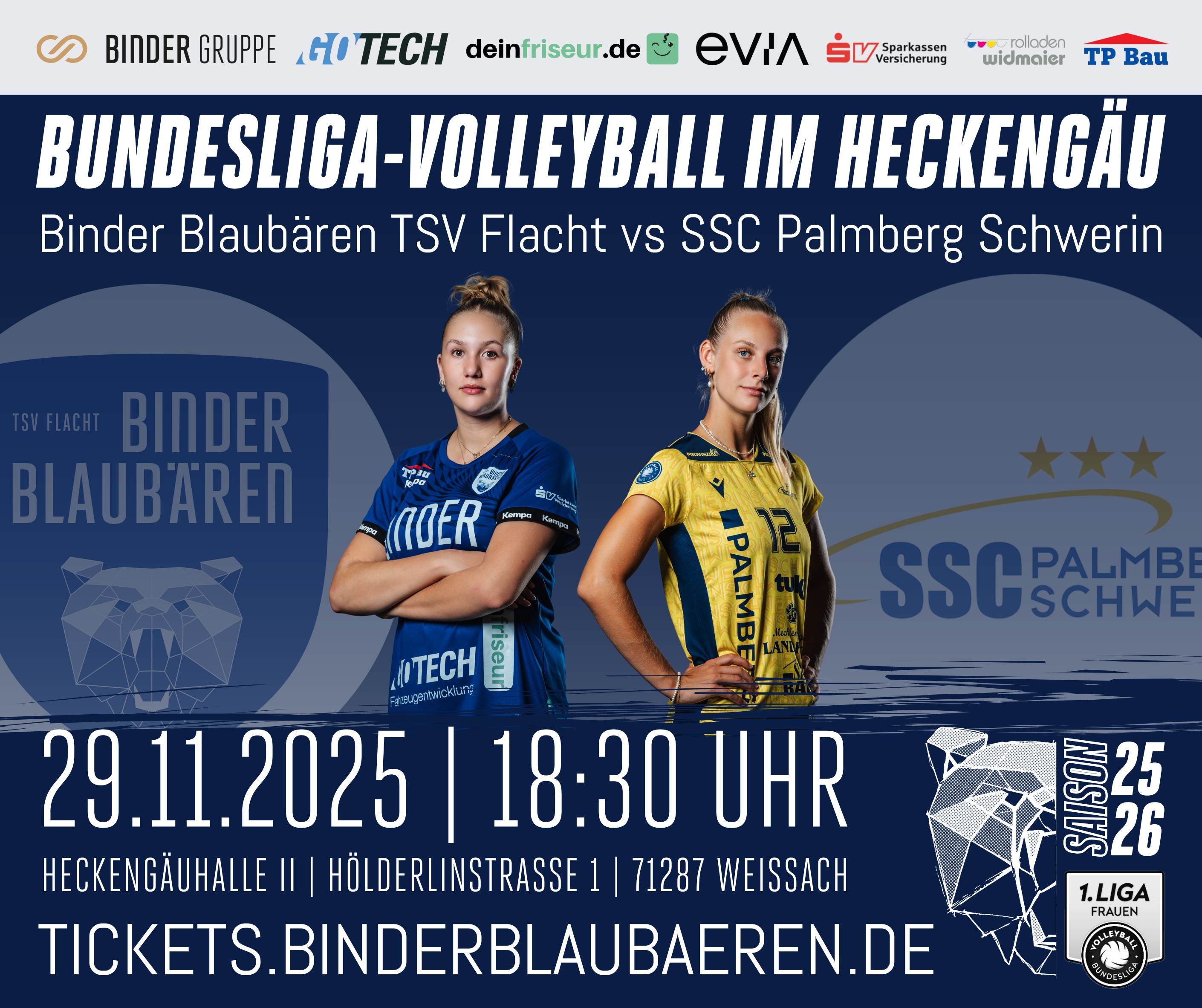 Bundesliga-Volleyball im Heckengäu