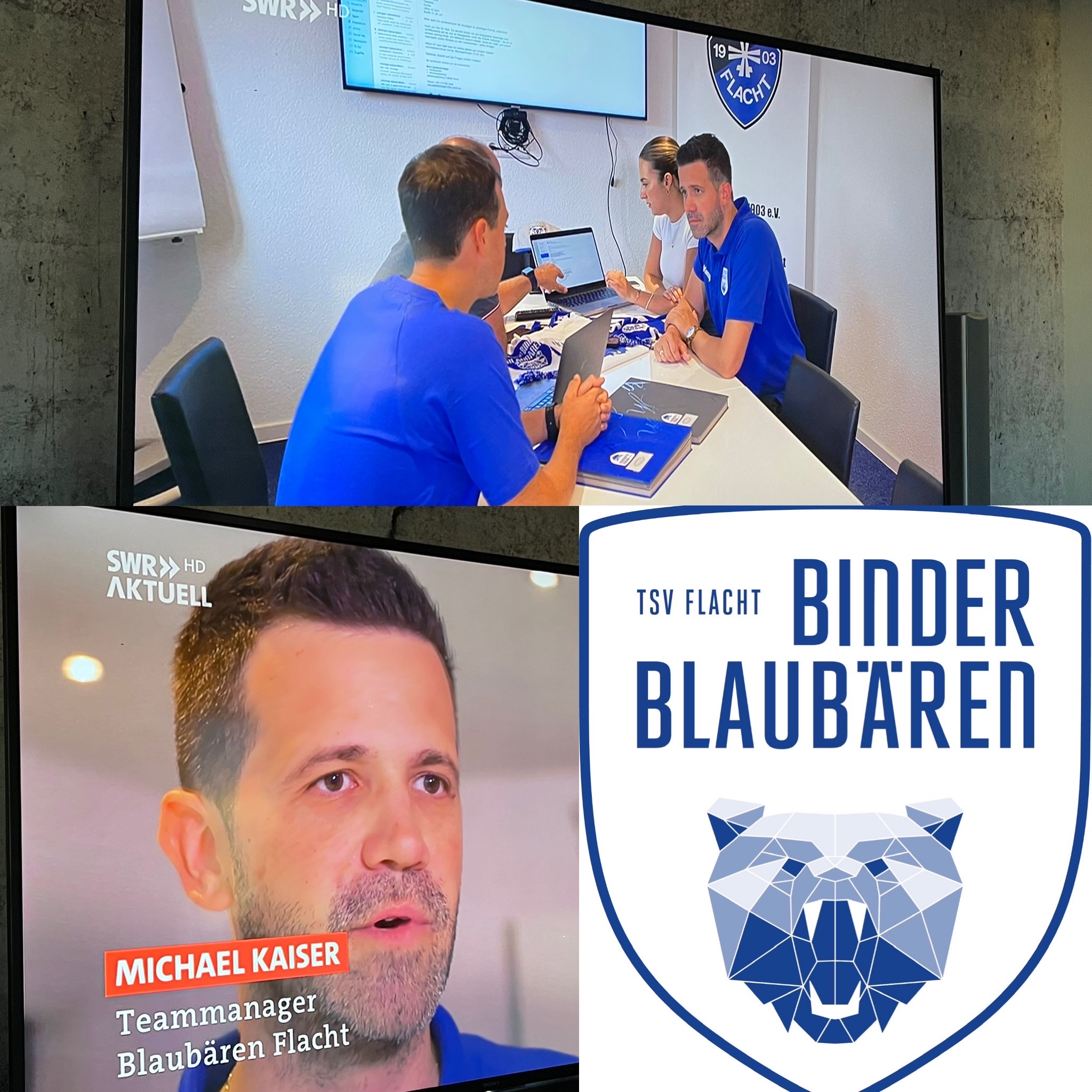 Vielen Dank dem SWR für den Besuch beim TSV Flacht!