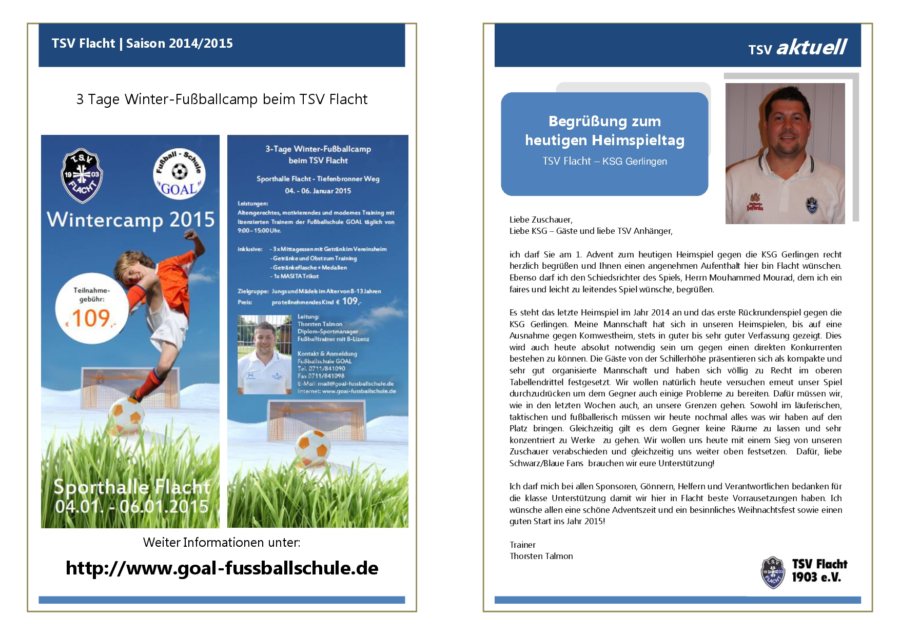 2014-11-30 Sondereinlage Sportplatzblätte 8. Heimspiel KSG Gerlingen-001