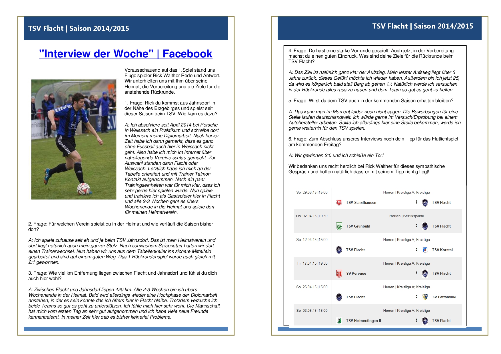 2015 03 20 Sondereinlage Sportplatzblätte 9. Heimspiel SV Gebersheim 002
