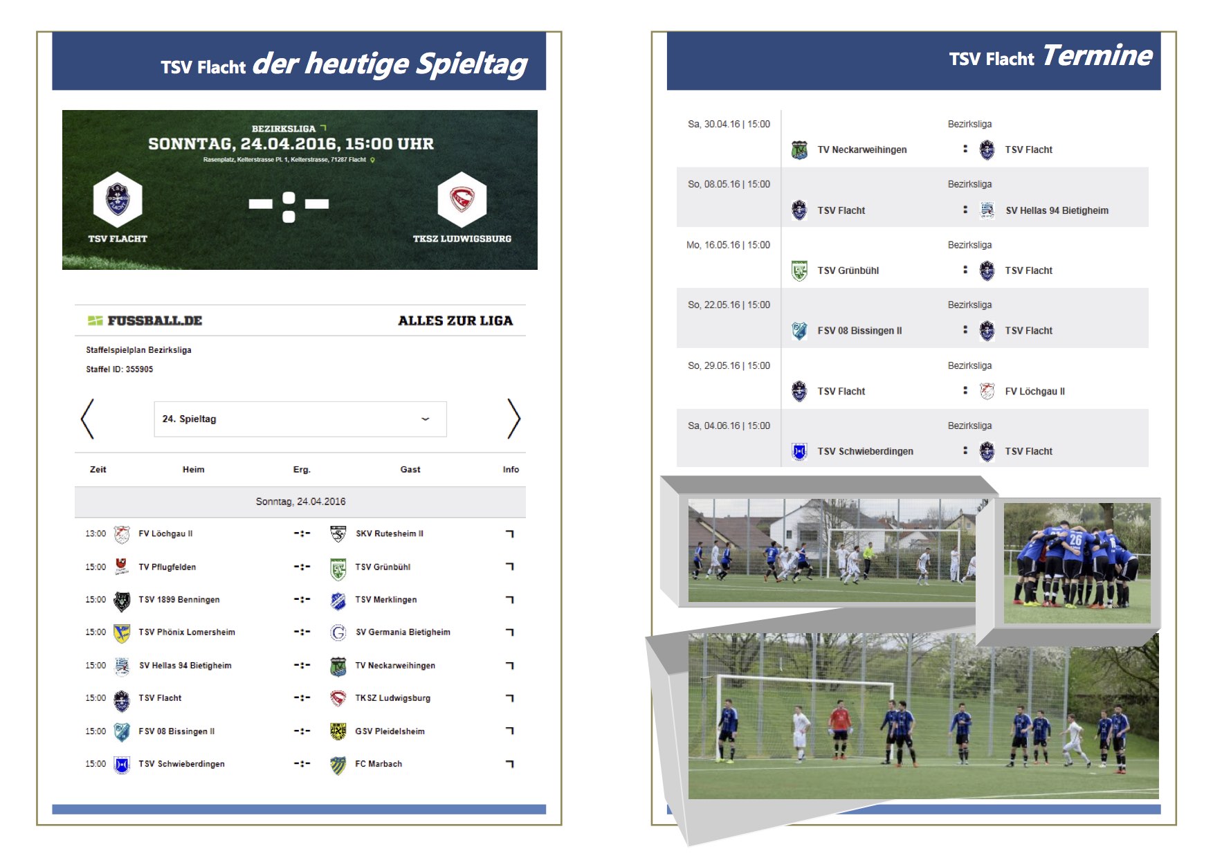 2016 04 24 Sondereinlage Sportplatzblätte 13. Heimspiel Ludwigsburg.4