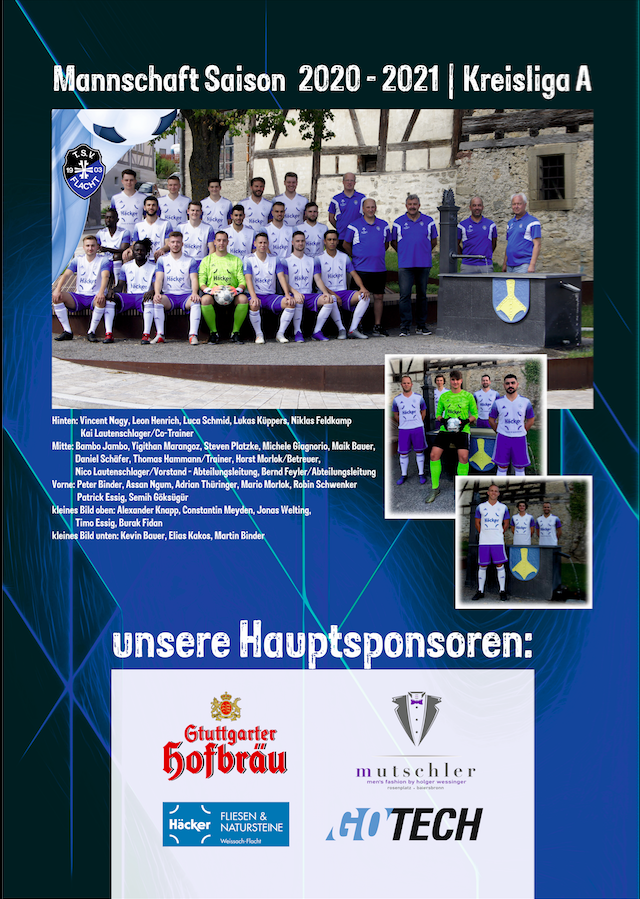 2019 09 19 Mannschaftsbild 2020 2021